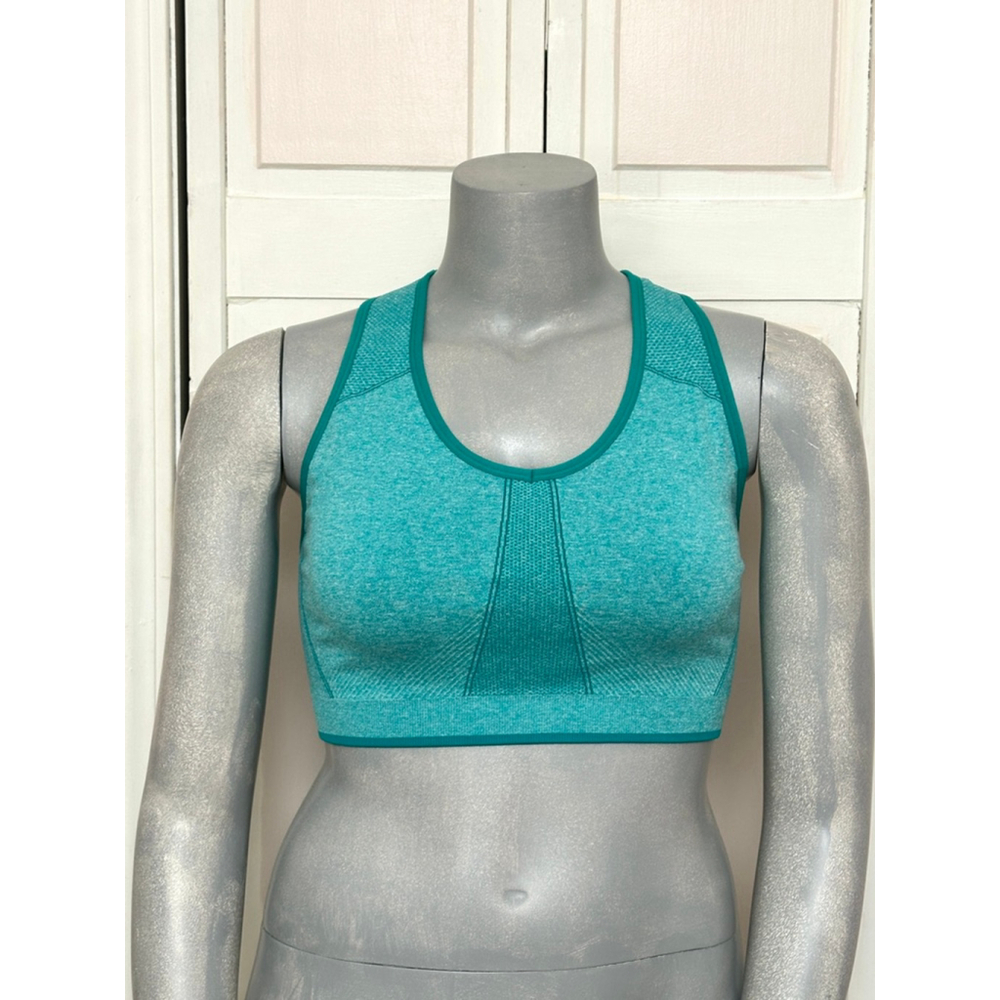 Teal Power sports bra with racerback Danskin 20 XXL